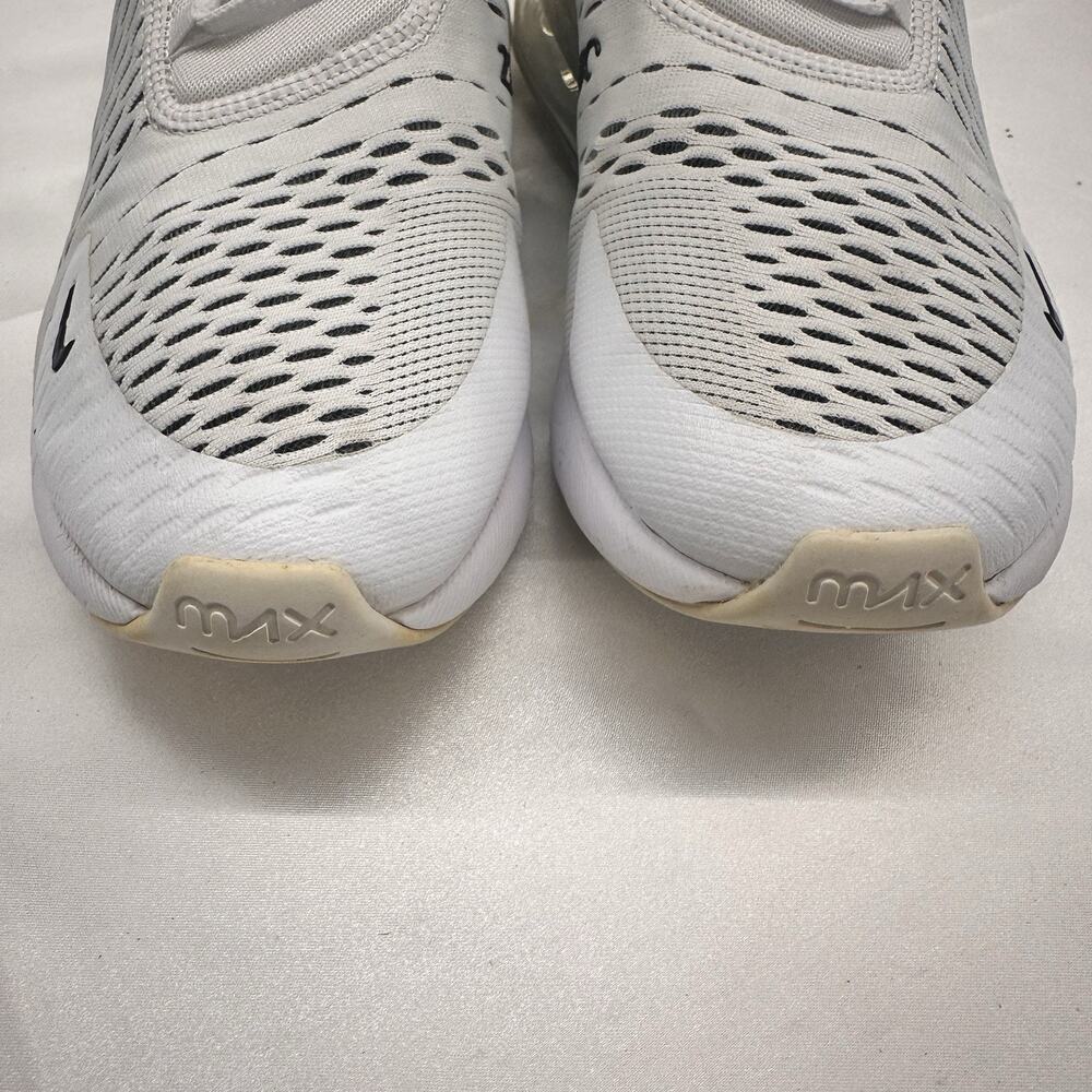 Nike Air Max 270 White Mesh Lace-Up Shoe AH6789-100 Women's Size 11 Running - Picture 3 of 14